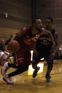 P’Allen Stinett (Palo Verde) drives baseline during the second week of action at the Desert Reign ProCity League over the summer.